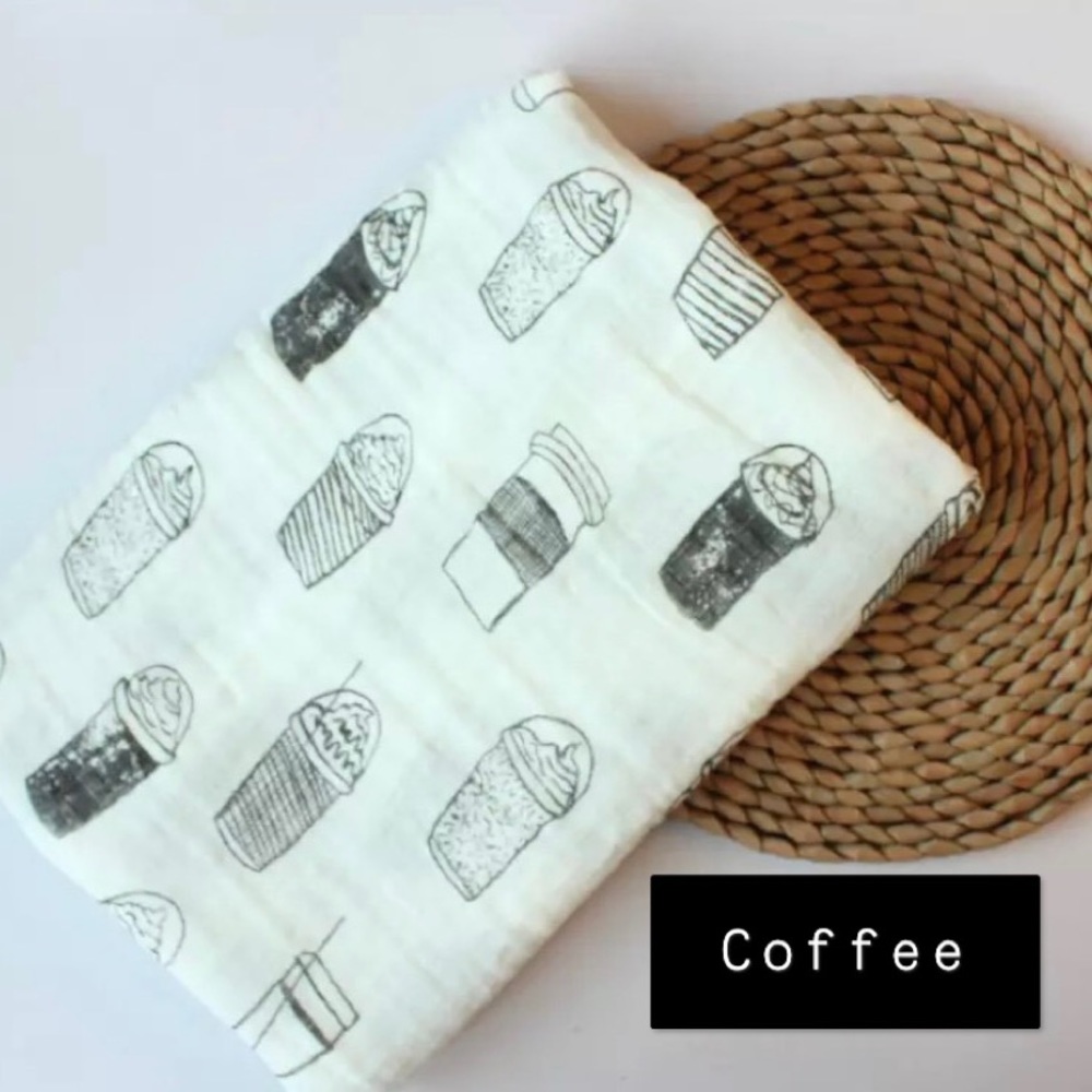 Frappuccino baby blanket